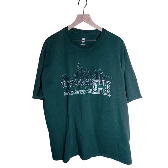 UNVERSITY OF HAWAII athletics graphic tshirt 2X - Picture 1 of 4